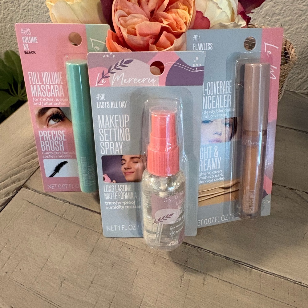 Le Mercerie Setting Spray & Accessories Trio